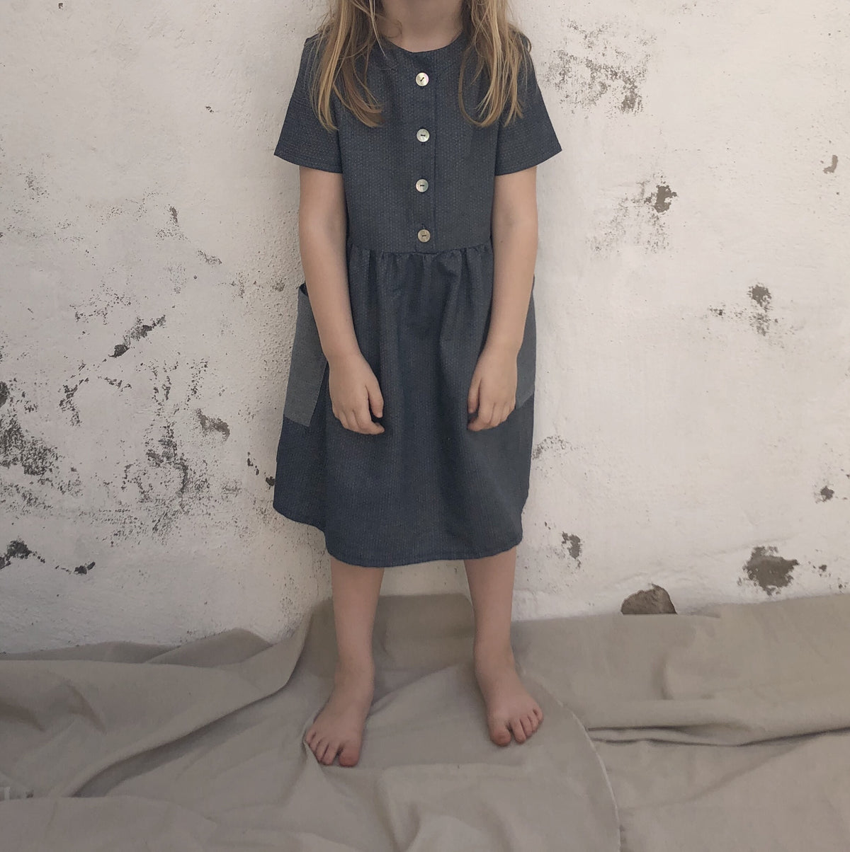 Vestido Olivia, Patrón Pdf descargable, de 2 a 11 años